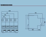 Disyuntor/Disyuntor/Mini interruptor de circuito